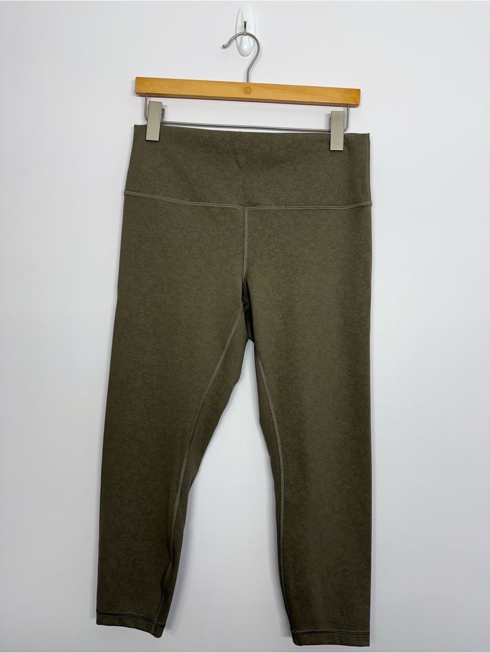 Lululemon Wunder Train High-Rise Crop 23" Blaze Nomad Size 12